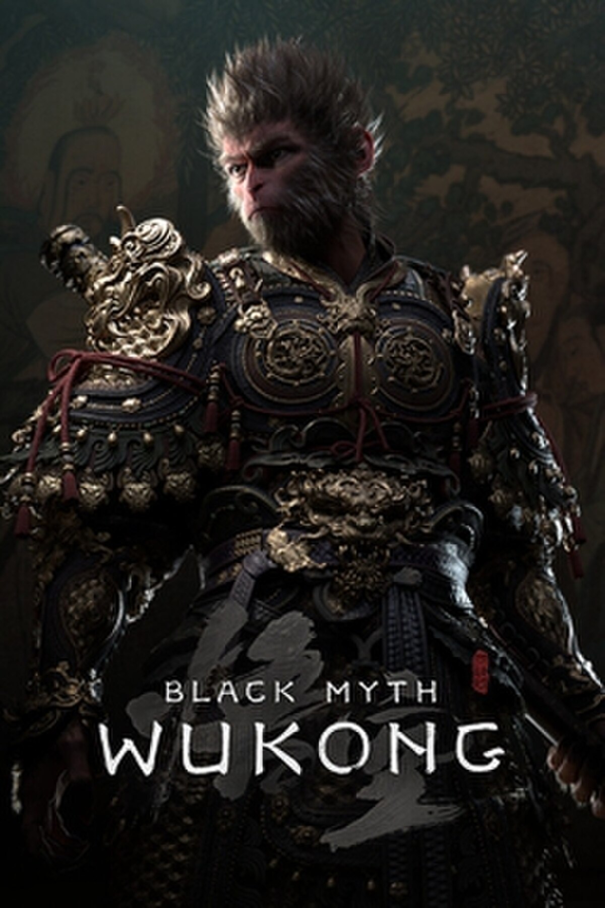 Black Myth: Wukong — cover art koji prikazuje Destined One, majmunskog ratnika opremljenog za bitku