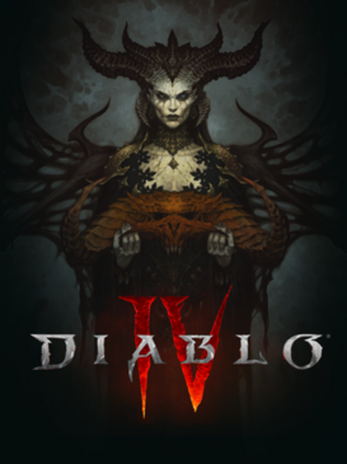 Diablo IV — cover art s Lilith demonom