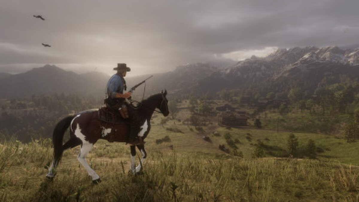 Red Dead Redemption 2 — panoramski pogled na otvoreni world